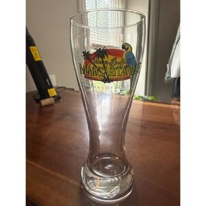 Jimmy Buffett Margaritaville Panama City Beach Pilsner Glass Macaw Tropical 8.5"